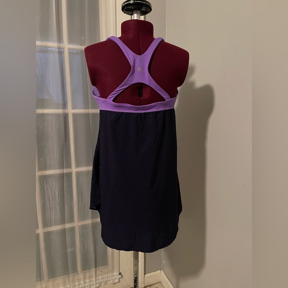 LULULEMON venus tank color inkwell and power purple size 8 - Picture 2 of 8